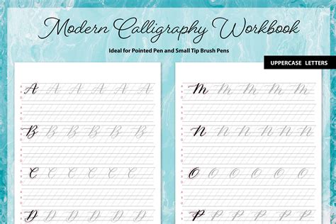 Calligraphy Workbook for Beginners Kindle Editon