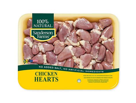 Calorie Content of Chicken Hearts