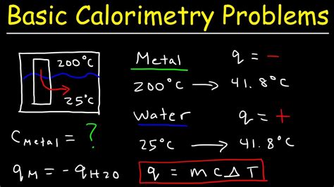 Calorimetry Problems And Answers Doc