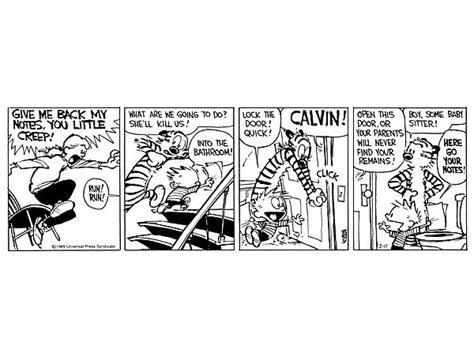 Calvin and Hobbes Baby Sat Doc