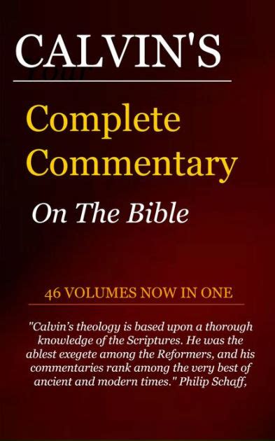Calvin s Complete Commentary On The Bible Deluxe Edition VOLUME 8 Complete Commentary In 8 Volumes Kindle Editon