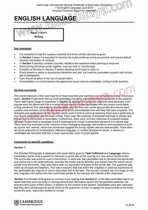 Cambridge A Level Past Exam Papers And Answers Doc