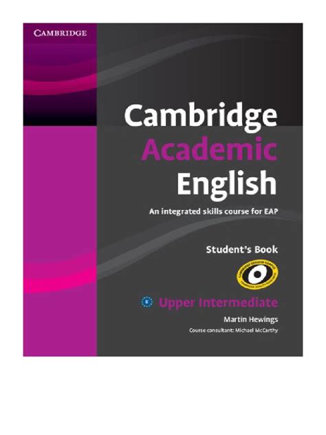 Cambridge Academic English B2 Upper Intermediate Teachers Book An Integrated Skills Course for Eap Ebook Epub