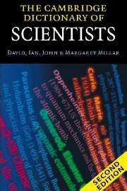 Cambridge Dictionary of Scientists 2nd ed D Millar et al (Cambridge 2002) WW pdf Kindle Editon