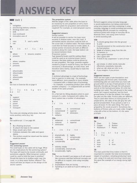 Cambridge English For Engineering Answer Key Epub