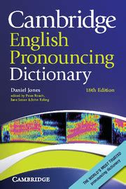 Cambridge English Pronouncing Dictionary 18th Edition Epub