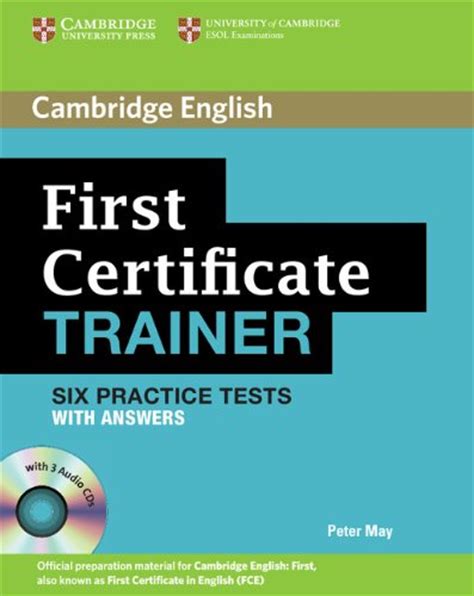 Cambridge First Certificate Trainer With Answers Kindle Editon