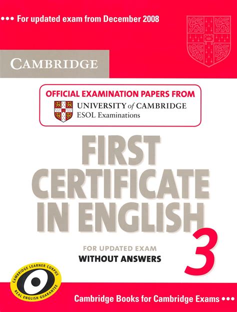 Cambridge First Certificate in English 3 for Updated Exam Student&am Epub