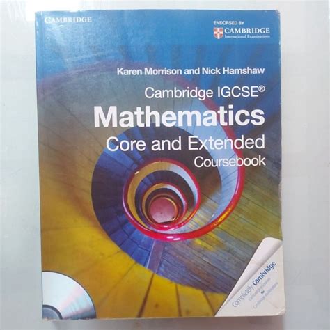 Cambridge IGCSE Mathematics Core and Extended Coursebook with CD-ROM (Hardcover) Ebook Reader