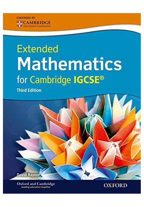 Cambridge Igcse Mathmatics Third Edition Answers Workbook Reader