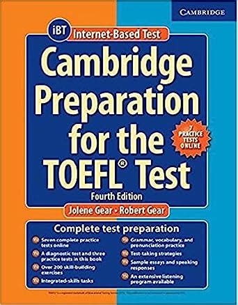 Cambridge Preparation TOEFL Online Practice Epub