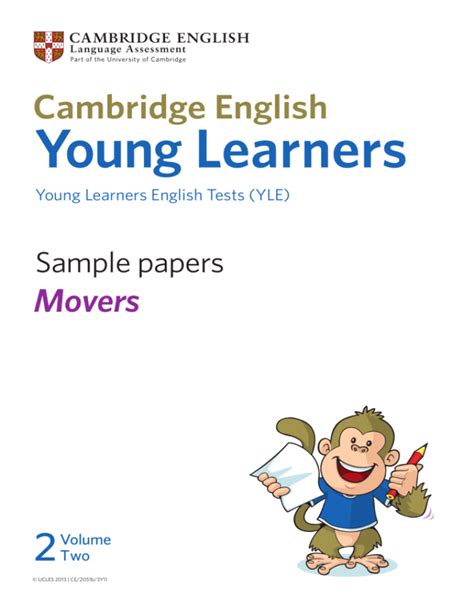 Cambridge Young Learners English Tests Movers 4 Examination Papers from the University of Cambridge Reader
