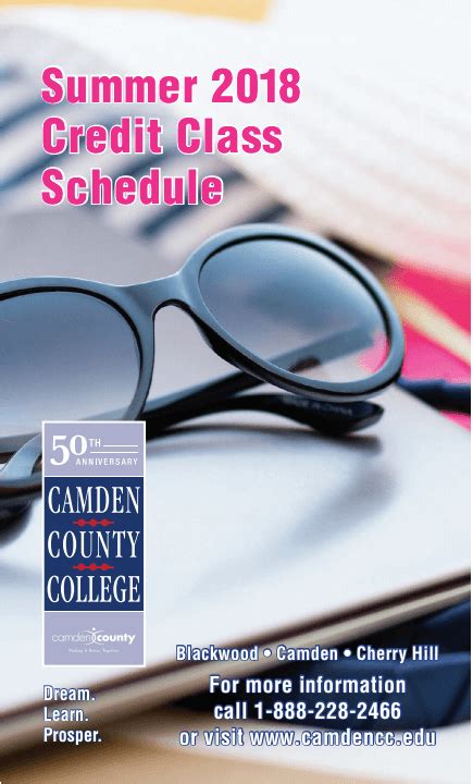 Camden County College Summer Course Catalog