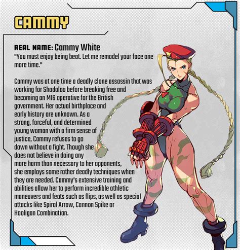 Cammy's Backstory: The Secret Agent with a Military Past