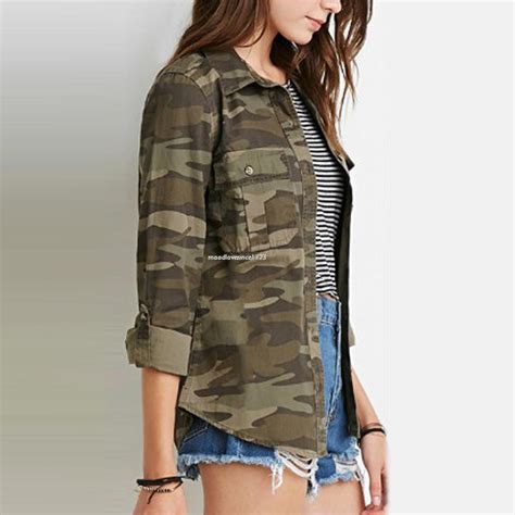 Camo Button Shirt for Women: A Bastion of Utility and Style