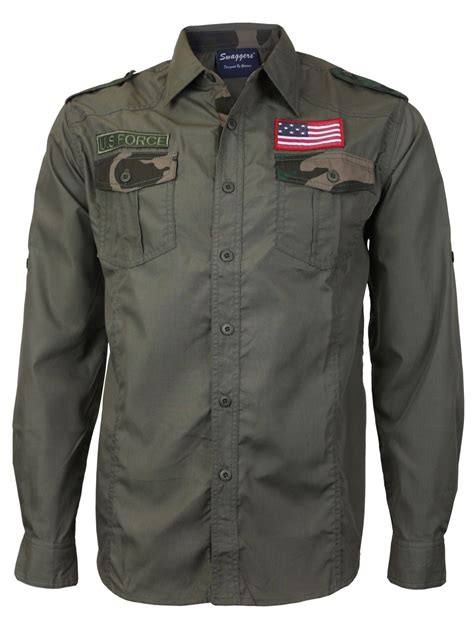 Camo Button Up Dress Shirt: Elevate Your Style with Military-Inspired Sophistication