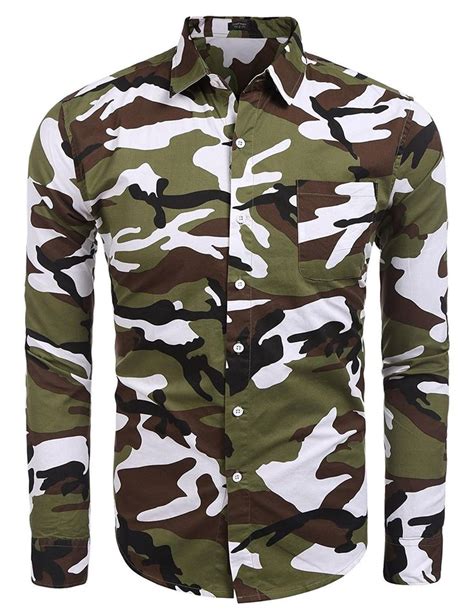 Camouflage Button Down Dress Shirt: A Versatile Style Staple