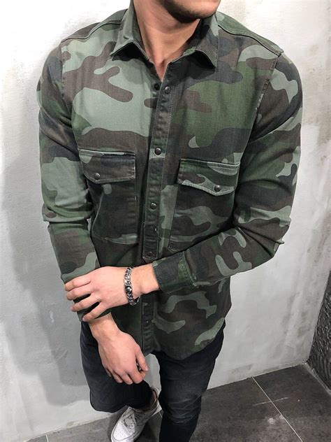 Camouflage Button Up Shirt: A Versatile and Stylish Clothing Item for the Modern Man