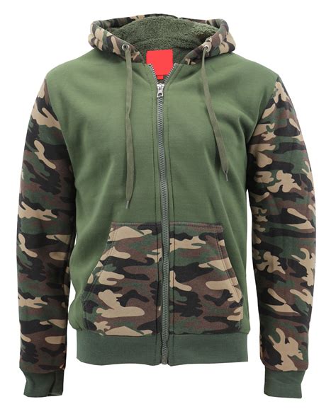 Camouflage Zip Up Sweatshirts: A Versatile and Durable Wardrobe Staple