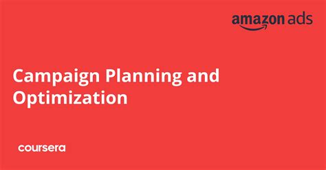 Campaign Planning and Optimization: