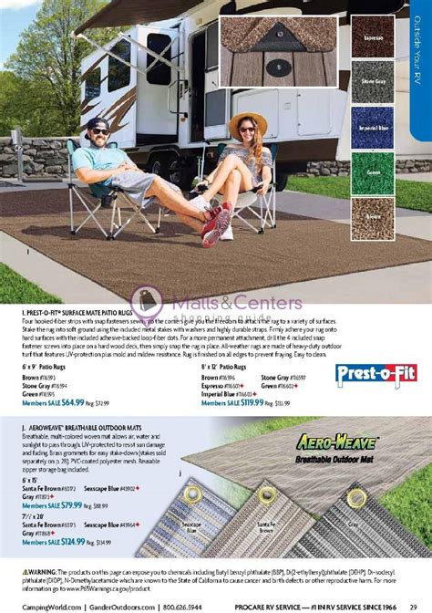 Camping World Sales Catalog