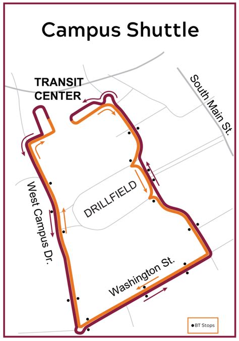 Campus Shuttle Routes and Schedules