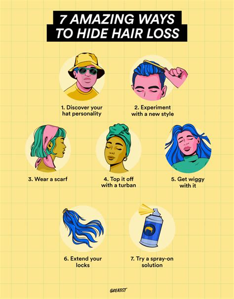 Can help to conceal hair loss.