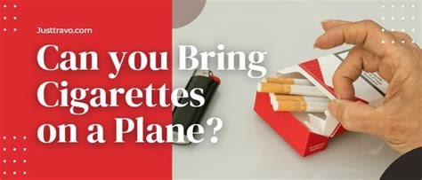 Can you take tobacco products with you on a plane?