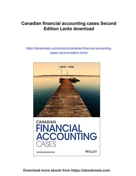 Canadian Financial Accounting Cases Solution Ebook Ebook Reader