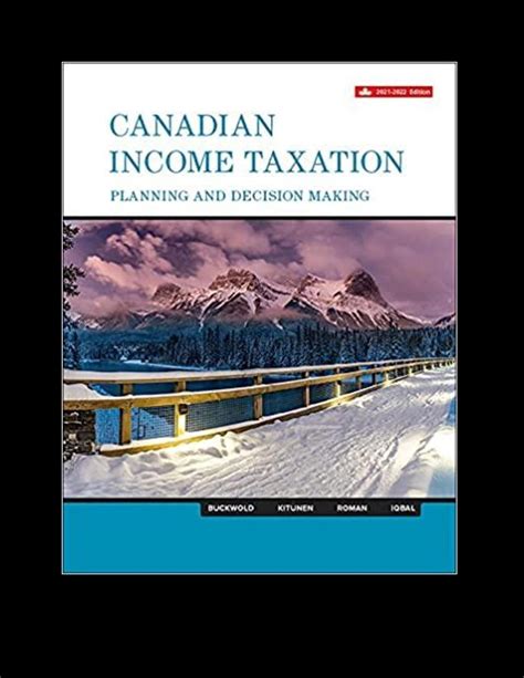 Canadian Income Taxation Planning And Decision Making Buckwold Solution PDF Book Reader