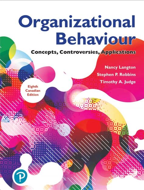 Canadian organizational behaviour 8th edition Ebook Kindle Editon