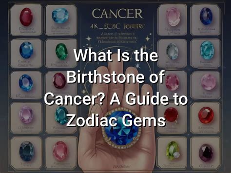 Cancer Birthstone: A Guide to Meaningful Gems