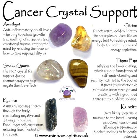 Cancer Crystals: Unveiling the Gemstones' Healing Power