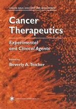 Cancer Therapeutics Experimental and Clinical Agents 1st Edition PDF