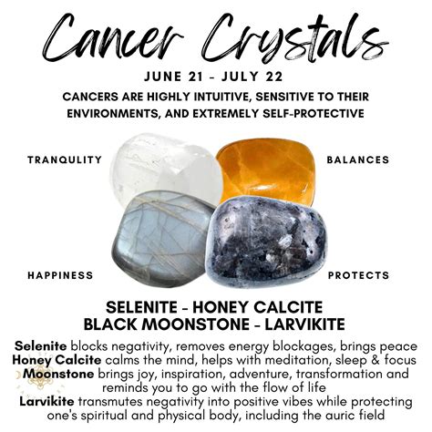 Cancer Zodiac Crystals: Unveiling the Healing Power of Precious Stones for Cancerians