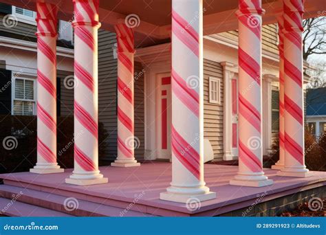 Candy Cane Pillars: