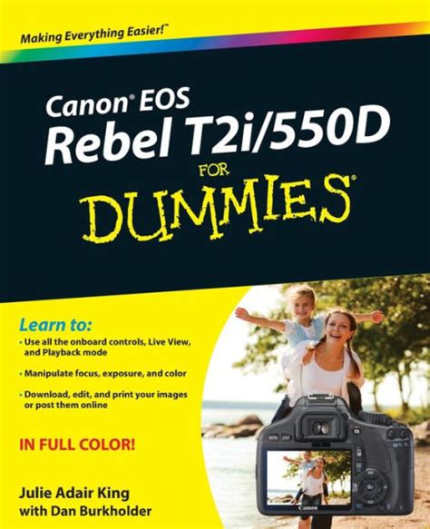 Canon EOS Rebel T2i 550D For Dummies Reader