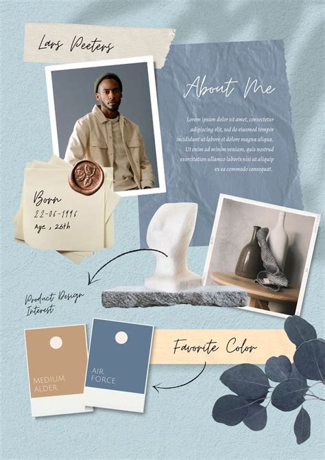 Canva About Me Template