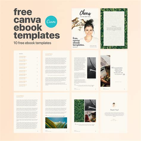 Canva Book Review Template
