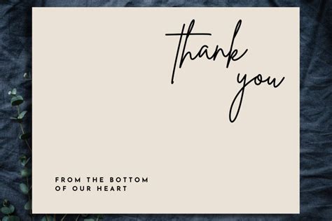 Canva Thank You Card Template