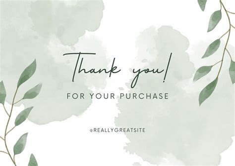 Canva Thank You Card Templates