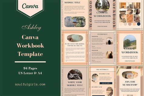 Canva Workbook Templates