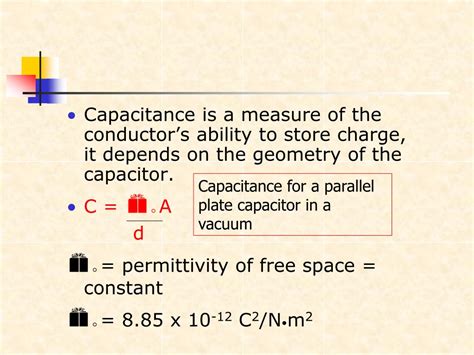 Capacitance: A Measure of Energy Storage