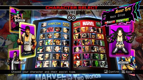 Capcom vs. Marvel 3 Character Roster