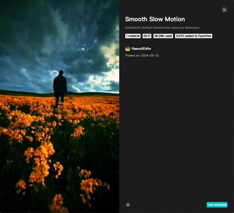 Capcut Best Template Slow Motion