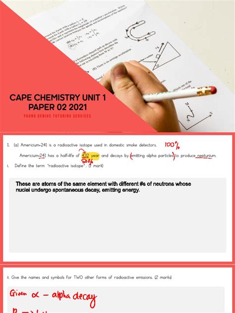 Cape Chemistry Pastpapers Unit 1 Answers Doc