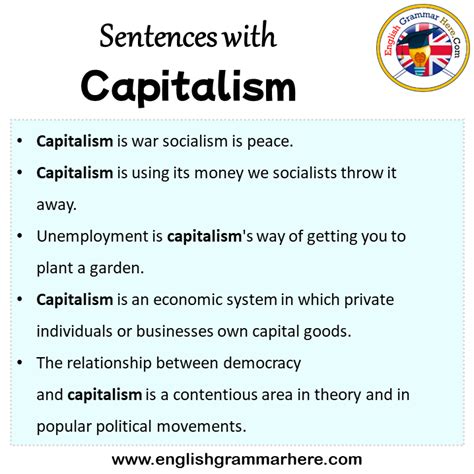 Capitalism Used in a Sentence: 10,000 Words of Insight