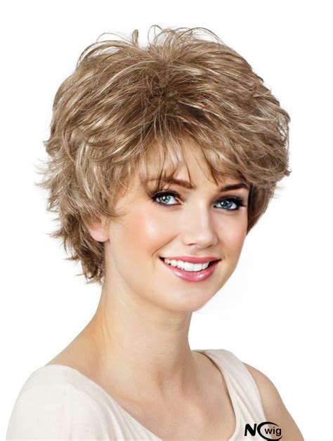 Capless Classic Wavy 8" Blonde Lady Wig: Elevate Your Style with Timeless Versatility in 2025!