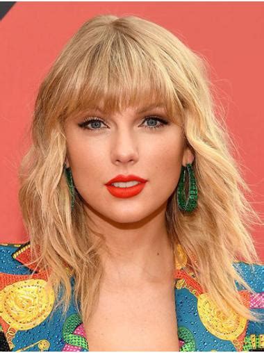 Capless Shoulder Length Blonde Wavy With Bangs Taylor Swift Wigs in 2025: A Style Guide