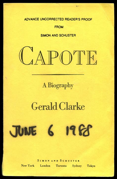 Capote A Biography PDF